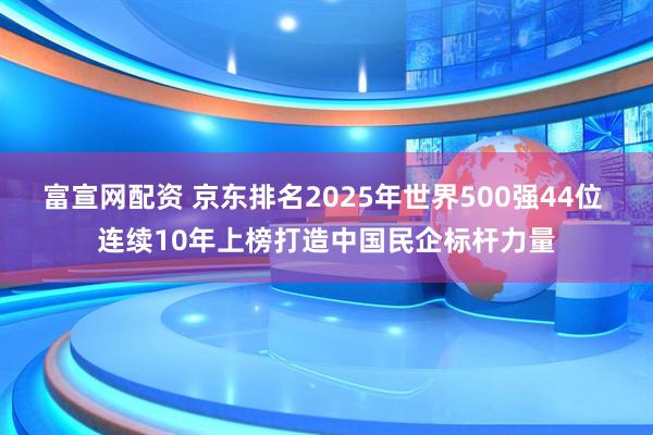 富宣网配资 京东排名2025年世界500强44位 连续10年上榜打造中国民企标杆力量